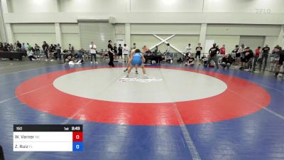 150 lbs Consi Of 16 #2 - Will Varner, Nc vs Zachary Ruiz, Fl