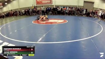 97 lbs Quarterfinal - Matthew DeAngelo, Imperium vs Sayge Herndon, Noke Wrestling RTC