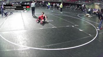112 lbs Cons. Round 4 - Colton Foster, McCook Youth Wrestling Club vs Oliver Kumm, Wrestling With Character