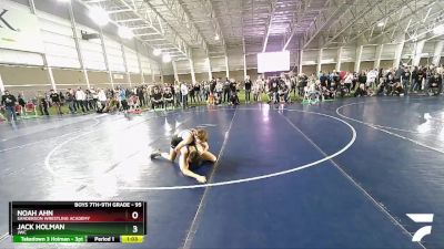 95 lbs Semifinal - Jack Holman, JWC vs Noah Ahn, Sanderson Wrestling Academy