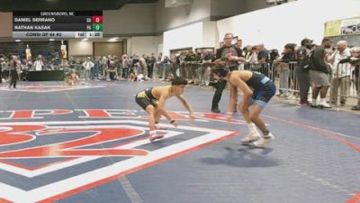 106 lbs Consi Of 64 #2 - Daniel Serrano, CA vs Nathan Kasak, PA