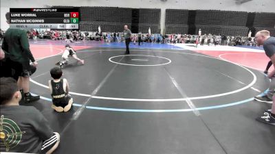 53 lbs Rr Rnd 1 - Luke Worral, Revival White K-3 vs Nathan McGinnis, Clearview K3