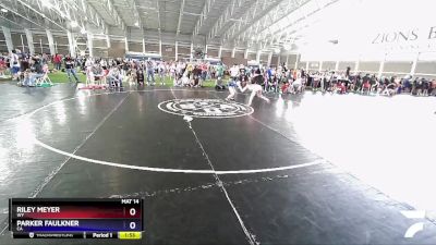 100 lbs Cons. Round 2 - Riley Meyer, WY vs Parker Faulkner, CA