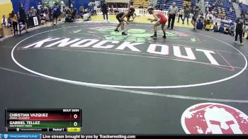 113 Gold 1st Place Match - Gabriel Tellez, Southwest Miami vs Christian Vazquez, Doral Academy