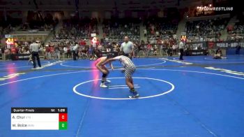 110 lbs Quarterfinal - Aiden Chur, UTB Wrestling vs Wyatt Boice, Iron Horse