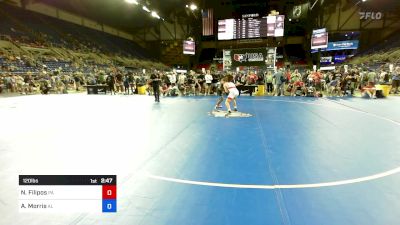 120 lbs Cons 64 #2 - Nikos Filipos, PA vs Aiden Morris, AL