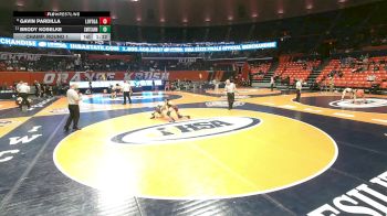 3A 126 lbs Champ. Round 1 - Brody Koselke, Chicago (Mt. Carmel) vs Gavin Pardilla, Wilmette (Loyola Academy)