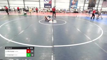 80 lbs Rr Rnd 2 - Joshua McVicker, SVRWC Red vs Tucker Cranmer, Roughnecks