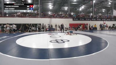 70 kg Cons. Rd Of 64 - Jacob Goodwin, Beaver Wrestling Club vs Josh Howey, Lake Erie Regional Training Center