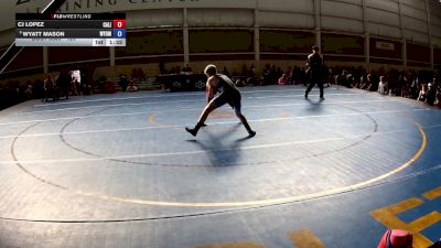 126 lbs Champ. Round 2 - CJ Lopez, California vs Wyatt Mason, Wyoming