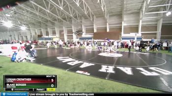 132 lbs Champ. Round 1 - Logan Crowther, Layton vs Blake Berger, Deer Park