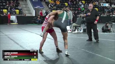 155 lbs Round 4 - Aspen Barber, Army WCAP vs Sidney Ramos, Tiffin University