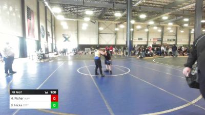 87 lbs Rr Rnd 1 - Herra Fisher, Alpha Miami Grappling vs Bentley Hicks, Cottage Grove WC