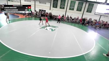 101-110 lbs 5th Place Match - Macyn Gardner, Dakota Boyz vs Aaron Brucker, SOT-C