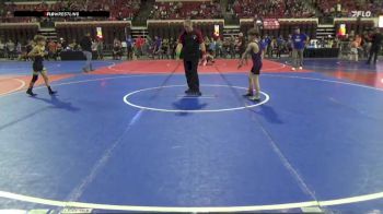 69 lbs Cons. Round 3 - Kaiden Scott, Snake River Youth Wrestling Cl vs Kruz Aguayo, Team Champs