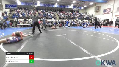 88 lbs Rr Rnd 1 - Rhett Powers, Tiger Trained Wrestling vs Hunter Gilbert, Glenpool Warriors