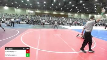 86 lbs Semifinal - Bentley Cormany, Top Fuelers WC vs Nathaniel Wilkerson, Bay Area Dragons