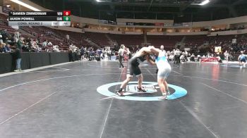 5A 285 lbs Cons. Round 2 - Jaxon Powell, Carlsbad vs Damien Zimmerman, Volcano Vista