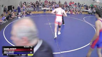 165 lbs Quarterfinal - Daniel Patrick, Roseburg Mat Club vs Zech Halsey, Lebanon Mat Club