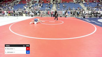 150 lbs Rnd Of 128 - Bryson Boucher, MI vs Logan Johnson, GA