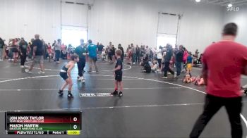 65 lbs Quarterfinal - Jon Knox Taylor, Team Bear Wrestling Club vs Mason Martin, Grizzlies Wrestling Club
