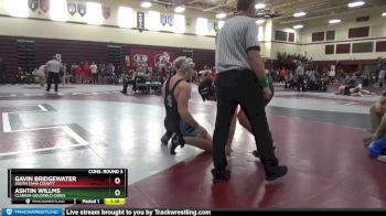 220 lbs Cons. Round 3 - Gavin Bridgewater, South Tama County vs Ashtin Willms, Clarion-Goldfield-Dows