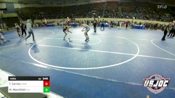 112 lbs Consi Of 8 #1 - Tohmi Carney, Coweta Tiger Wrestling vs Marshal Mansfield, Plainview Youth Wrestling Club