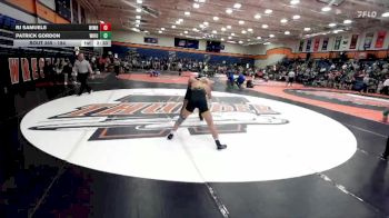 184 lbs Cons. Round 3 - Patrick Gordon, Wilkes University vs RJ Samuels, Wisconsin-Whitewater