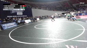 4A Boys 157 lbs Semifinal - Tommy Belding, La Grande Boys vs Lyric Burroughs, Stayton Boys