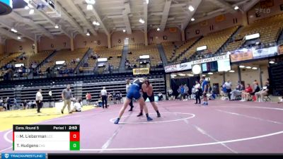 285 lbs Cons. Round 5 - Micah Lieberman, Labette Community College vs Trey Hudgens, Carl Albert State