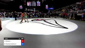126 lbs Rnd Of 64 - Jiovanni Chavez, Arizona vs Maksim Mukhamedaliyev, Illinois
