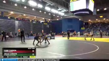 195 lbs Cons. Round 5 - Brian Christie, St Joseph Metuchen vs Gabe Cannon, Sussex Central