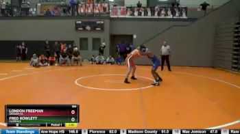 184 lbs Round 3 - Fred Rowlett, Florence vs London Freeman, Grissom HS