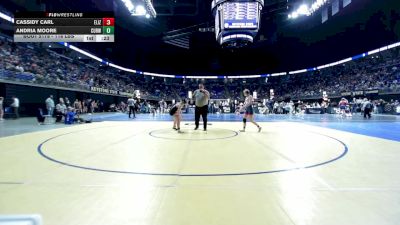 124 lbs Round Of 16 - McKenzie Moss, Exeter Twp. vs Addison Claassen, Plum