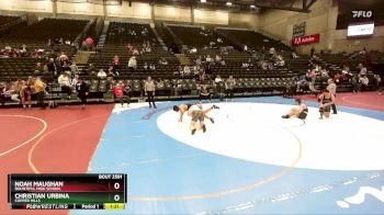 218 lbs Quarterfinal - Christian Urbina, Copper Hills vs Noah Maughan, Bountiful High School