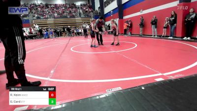 75 lbs Rr Rnd 1 - Harper Tecumseh-Sands, Mojo Grappling Academy vs Stella Morris, Broken Arrow Wrestling Club