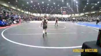 46 lbs Round Of 16 - Camila Ramirez, Mat Demon Wrestling Club vs Luke Tena, Cornerstone Mat Club