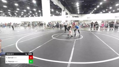 130 lbs Consi Of 4 - Taylor Dorval, Ravage WC vs Chloe Pearce, Rancho Bernardo WC