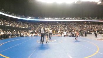 3A 138 lbs Semifinal - Trevor Britton, West Lincoln High School vs John Bryson Perkins, Charles D. Owen High School