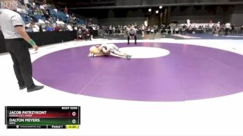 5A-190 lbs Cons. Round 2 - Jacob Patrzykont, Kansas City-Piper vs Dalton Meyers, Hays