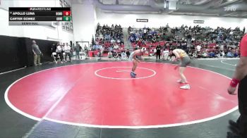 132 lbs Semifinal - Carter Gomez, Greeley West vs Apollo Luna, Rocky Mountain