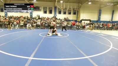 215 lbs Consi Of 8 #2 - Max Thomas, Gloucester vs Octavio DeOliveira, Saint John's Prep