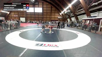 132A lbs Quarterfinal - Finnegan Obrien, Chaminade vs Jaxsen Bailey, Curby 3 Styles
