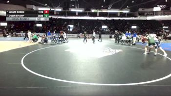 157 lbs Cons. Round 7 - Wyatt Green, Ellensburg vs Colin Shamp, Skyline