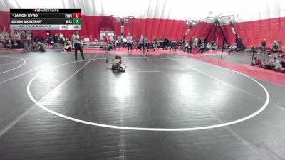 8U Boys - 56 lbs 3rd Place Match - Jaxon Byrd, Lincoln Youth Wrestling Club vs Gavin Montroy, Wisconsin