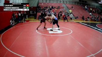 285 lbs Cons. Round 3 - Colin Neff, Fox Chapel Area Hs vs Andrew Hebenthal, River Valley Hs