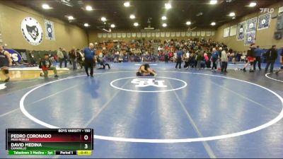 150 lbs 7th Place Match - David Medina, Camarillo vs Pedro Coronado, Paso Robles