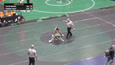 96 lbs Round Of 16 - Alyis Brown, Wissahickon vs Jeremy Gray, Connellsville