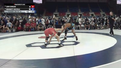 150 lbs Champ. Rd Of 32 - Levi Chicas, Arizona vs Bennett Nocula, Washington