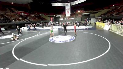 105 lbs Cons. Quarters - Jose Breceda, Pinedale Wrestling Club vs Grant Margolis, Orange County RTC